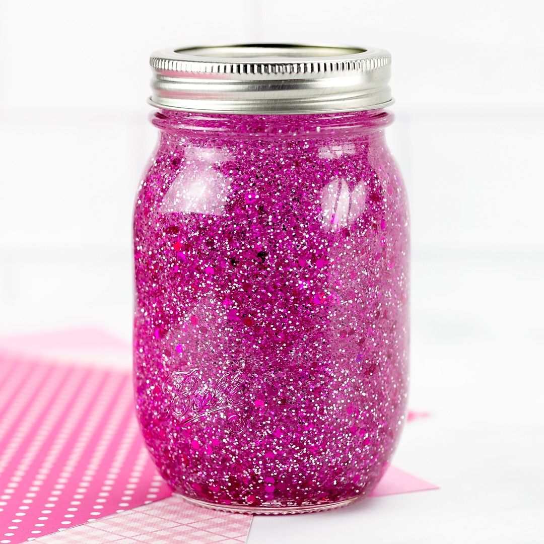 mason jar glitterati 